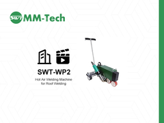 Máy hàn khí nóng MM-Tech SWT-WP2 ・Hàn mối rộng 80-100mm・Dự án chống thấm PVC TPO SBS