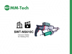 SWT-NS610C Súng hàn đùn cầm tay Thử nghiệm vận hành Động cơ METABO của Đức・Phạm vi 1-20mm