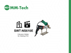 Máy hàn đùn cầm tay SWT-NS610E sử dụng nguồn METABO Đức, Hệ thống gia nhiệt 3400W