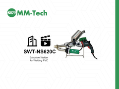 SWT-NS620C Pellete Extrusion Welding Gun Operation Đức METABO Motor·5-40mm Film Welding