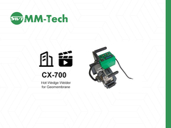 cx700 máy hàn géomembrane mô hình 3300W máy hàn video xây dựng