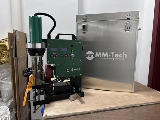 Máy hàn bạt khí nóng 3600W SWT-PAU Loại bàn Hàn bạt PVC Hàn mép