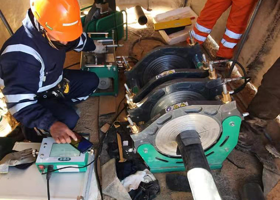 Máy kết hợp HDpe ống 200mm với bộ ghi dữ liệu