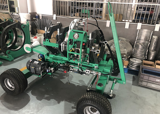 Hẹn giờ Máy hàn ống hdpe 450mm Butt Fusion 8.38kw