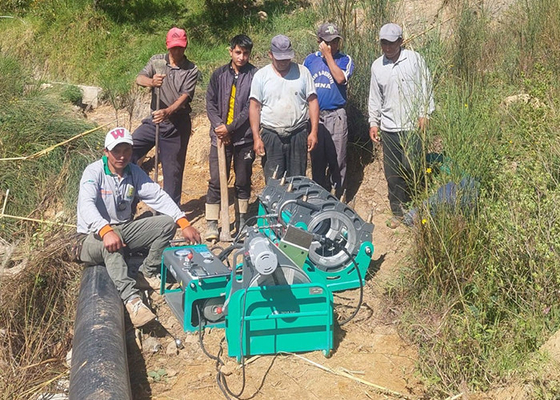 Máy hàn ống hdpe 90mm - 250mm Butt Fusion 4,25kw