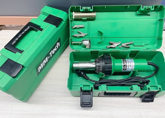 PE / PP / PVC / ABS / PVDF CX1600S Máy hàn không khí nóng với tiếng ồn thấp và các tùy chọn vòi khác nhau