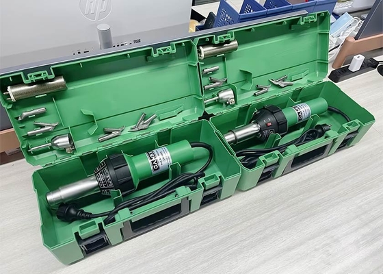 PE / PP / PVC / ABS / PVDF CX1600S Máy hàn không khí nóng với tiếng ồn thấp và các tùy chọn vòi khác nhau