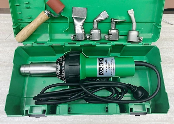 PE / PP / PVC / ABS / PVDF CX1600S Máy hàn không khí nóng với tiếng ồn thấp và các tùy chọn vòi khác nhau
