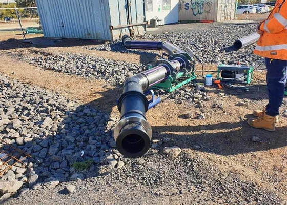 Thiết bị hàn ống thủy lực chắc chắn cho ống HDPE PVDF trong nhà máy hóa chất khí