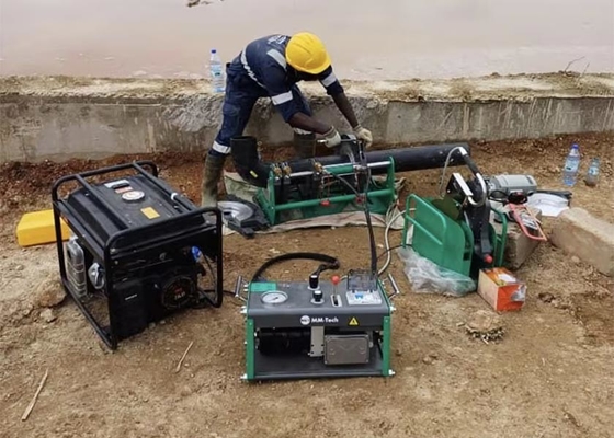 Máy hàn tổng hợp Butt hiệu quả cho nguồn cung cấp nước HDPE