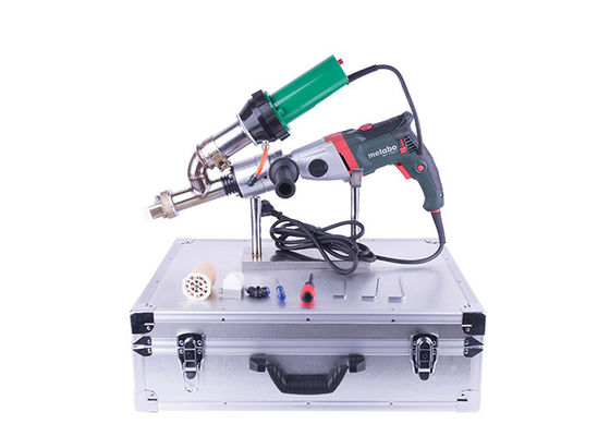 Máy hàn đùn 1300W, Máy hàn nhựa không khí nóng làm nóng đôi