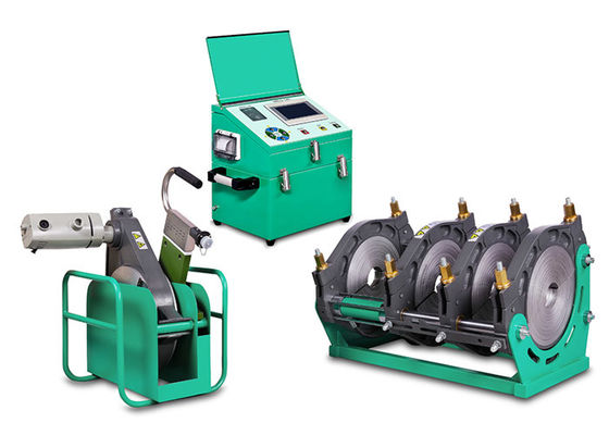 Máy hàn ống hdpe tự động SDR17 200mm 450mm