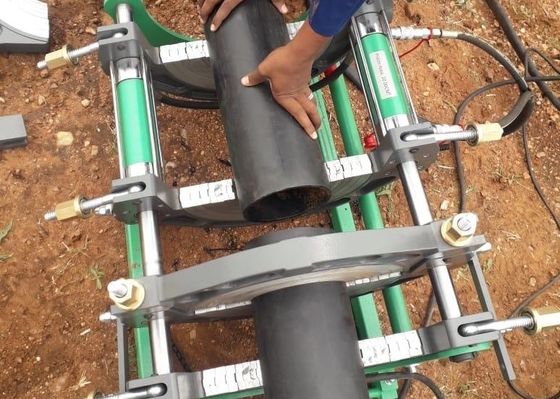 Máy hàn ống hdpe bằng tay nóng chảy 160mm