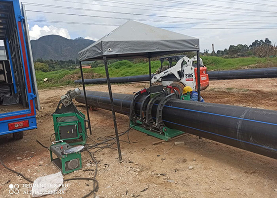 Máy hàn nhiệt hạch thủy lực mối nối ống hdpe 315mm Tiếng ồn thấp