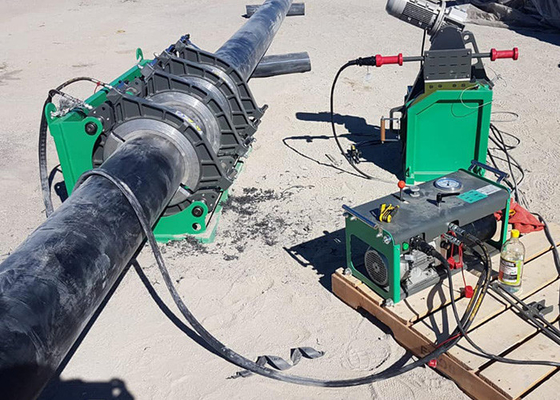 Máy hàn ống hdpe 90 đến 315 mm CE thủy lực