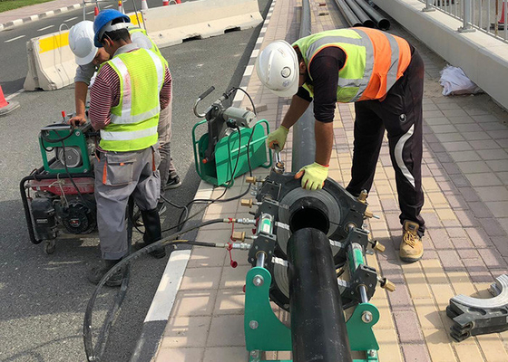 Máy kết hợp ống thủy lực 160mm Khớp nối ống hdpe