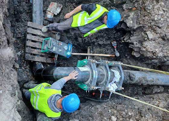 Máy hàn nhiệt hạch thủy lực 50-160mm cho ống hdpe