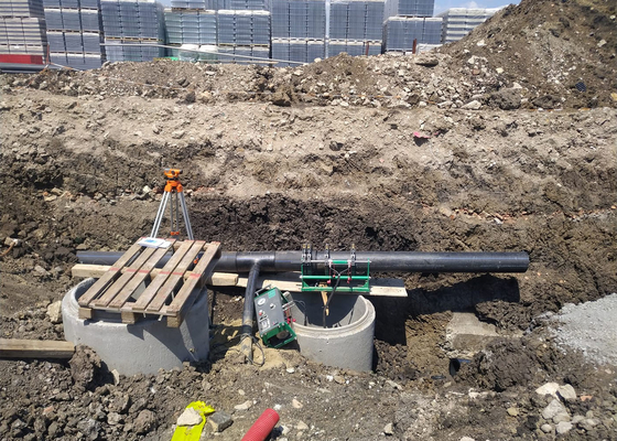 Máy hàn kết hợp thủy lực hdpe cho 280mm