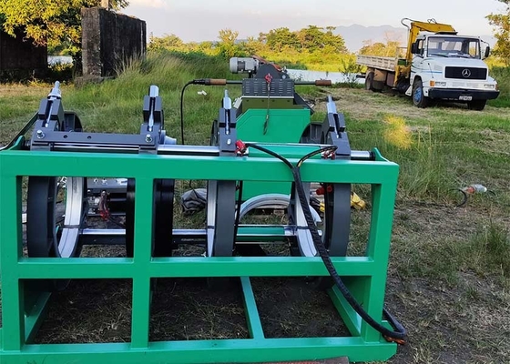 2.2Kw Lượng bơm tiêu chuẩn ISO12176 DVS2207 HDPE Pipe Fusion Welding Equipment cho thủy lợi nông nghiệp