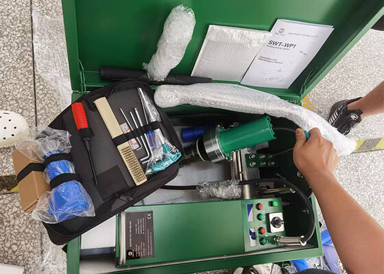4200W pvc/ Tpo máy hàn SWT-WP1 Polymer Hot Air Waterproofing Welder