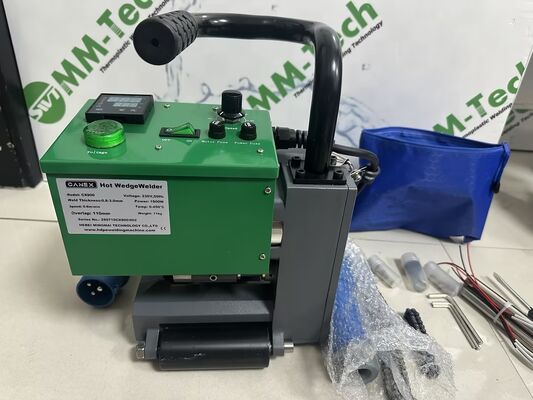 CX900 Máy hàn đinh nóng bằng dây chuyền với kiểm soát nhiệt độ PID đồng đinh nóng và vòng bi nhập khẩu từ Đức